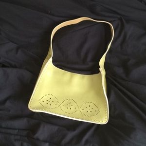 Green Floral Designed Mondani Purse